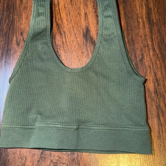 Bombshell Sportswear Olive Sports Bra - Picture 3 of 4